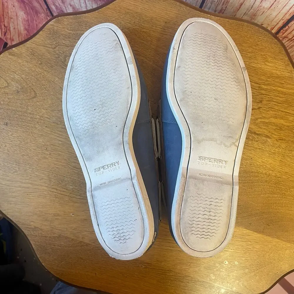 Sperry Authentic Originals 2-Eye Plushwave Tri-Tone Boat Shoes  11.5 Men's Deck